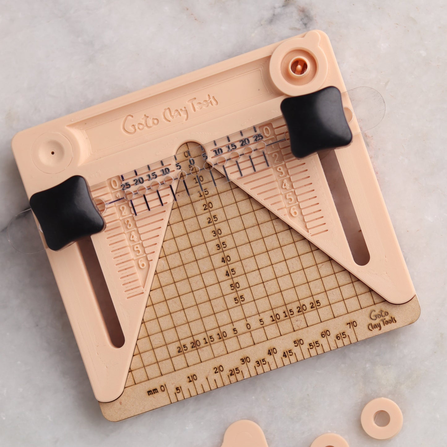 GotoDrillPro – Polymer Clay Earring Drilling Guide with Stud Post Embedding Tool