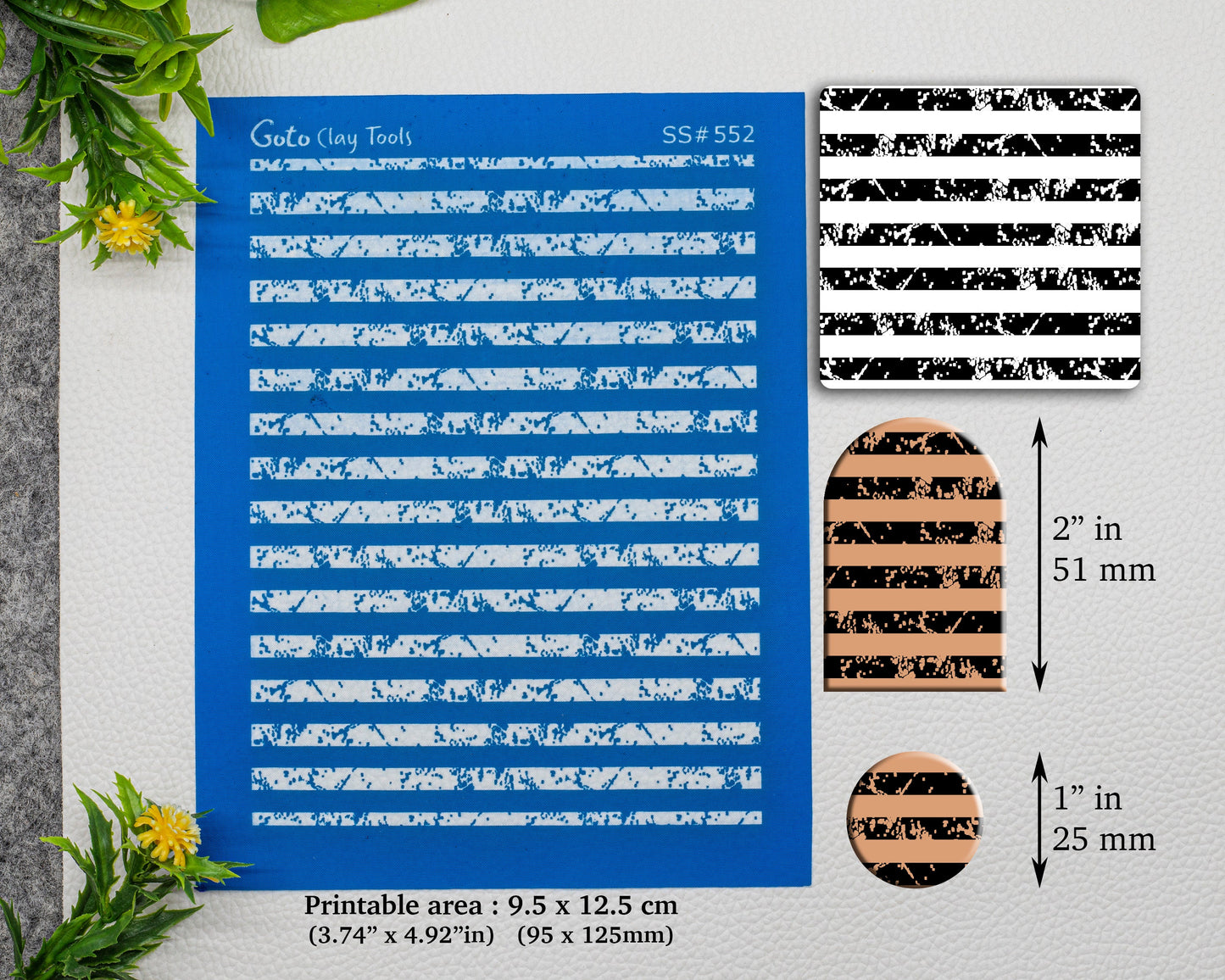 Abstract lines Silkscreen for Polymer Clay Earring making, Clay Stencils, Clay Earring Silkscreen, Polymer Clay Supplies SS#552