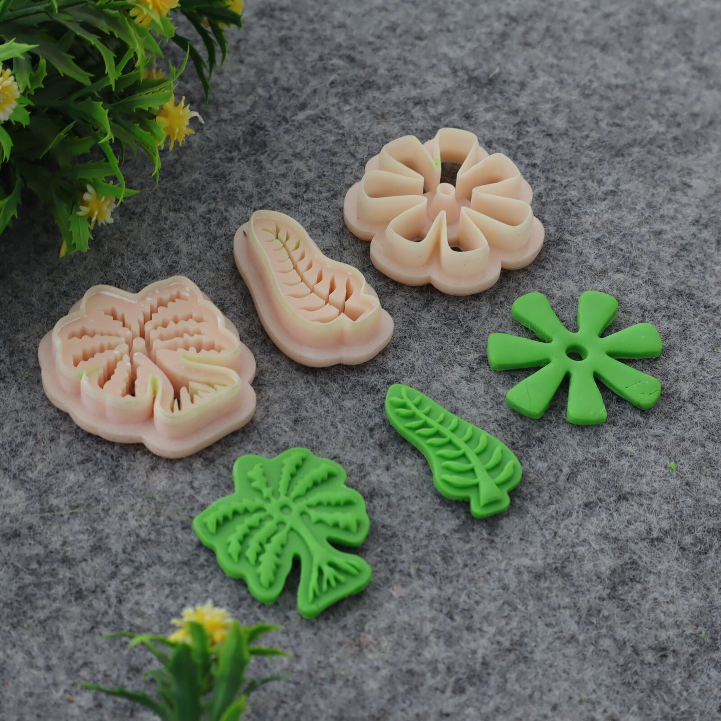 Adinkra symbol clay cutter, earring polymer clay cutter, Abe dua symbol cutter, Nyame nti symbol cutter Polymer clay tools #710-set-1