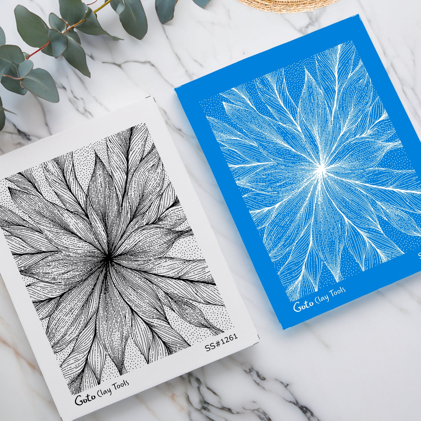 Feather Wing Line Art Silkscreen for Polymer Clay | Botanical Texture Print | 9.5x12.5 cm Printable Silk Screen #polymer clay stencilSS26-24