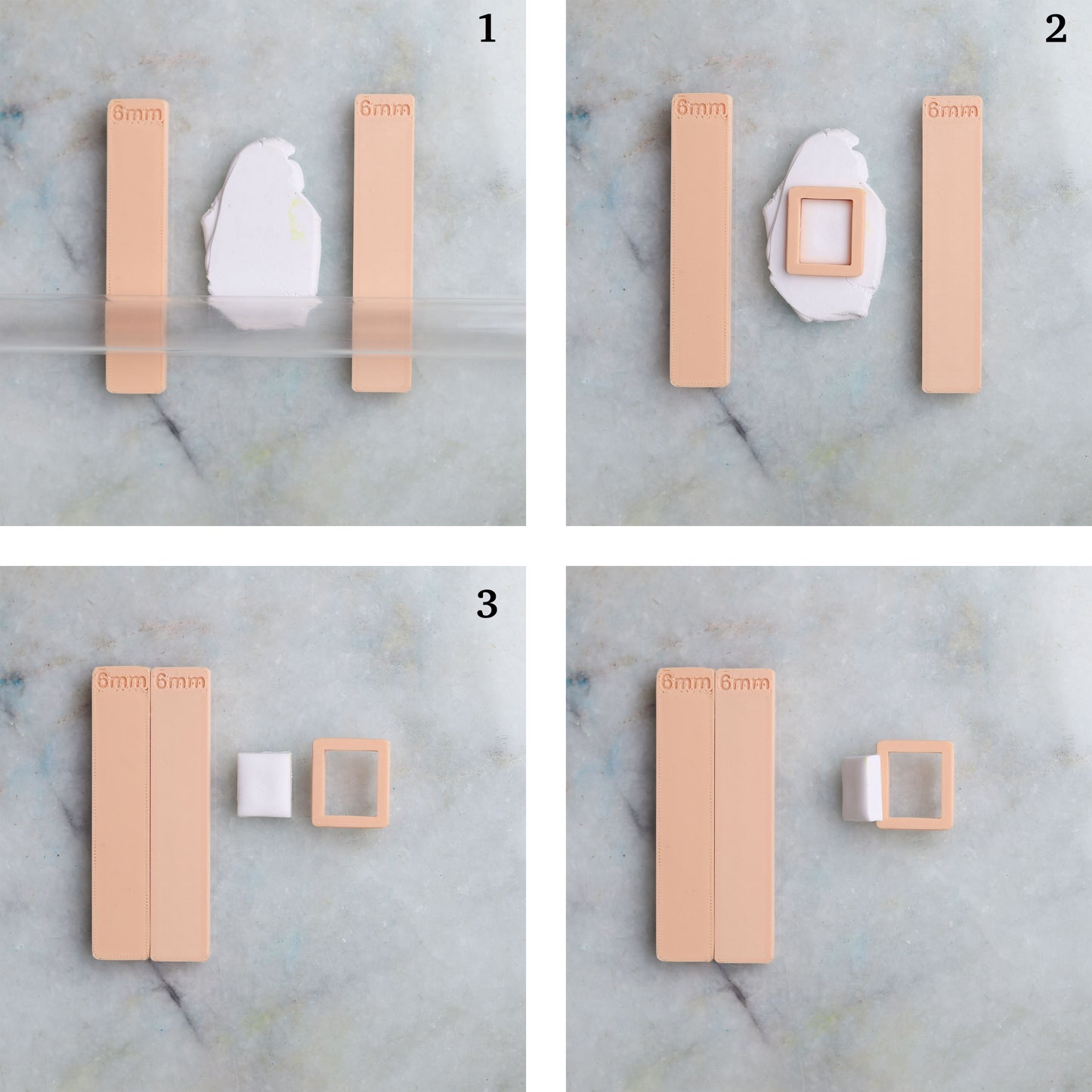 Vintage Miniature Book making Tools Set: Cutters with 8 Designs of Transfer Papers