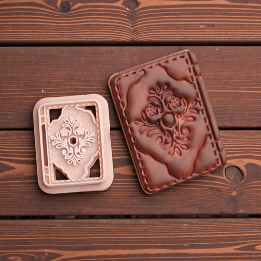 Vintage Book Cover Cutter for Polymer Clay - 38 mm