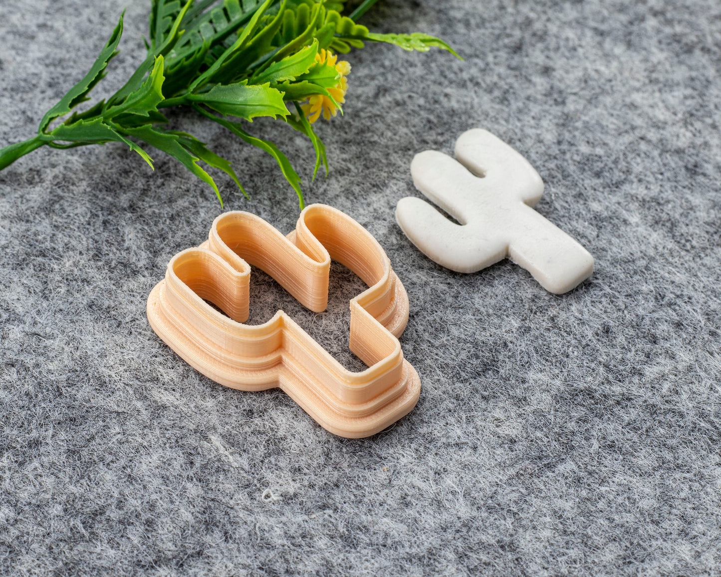 Cactus Clay Cutter: Polymer Earring Tool, 3D Printed