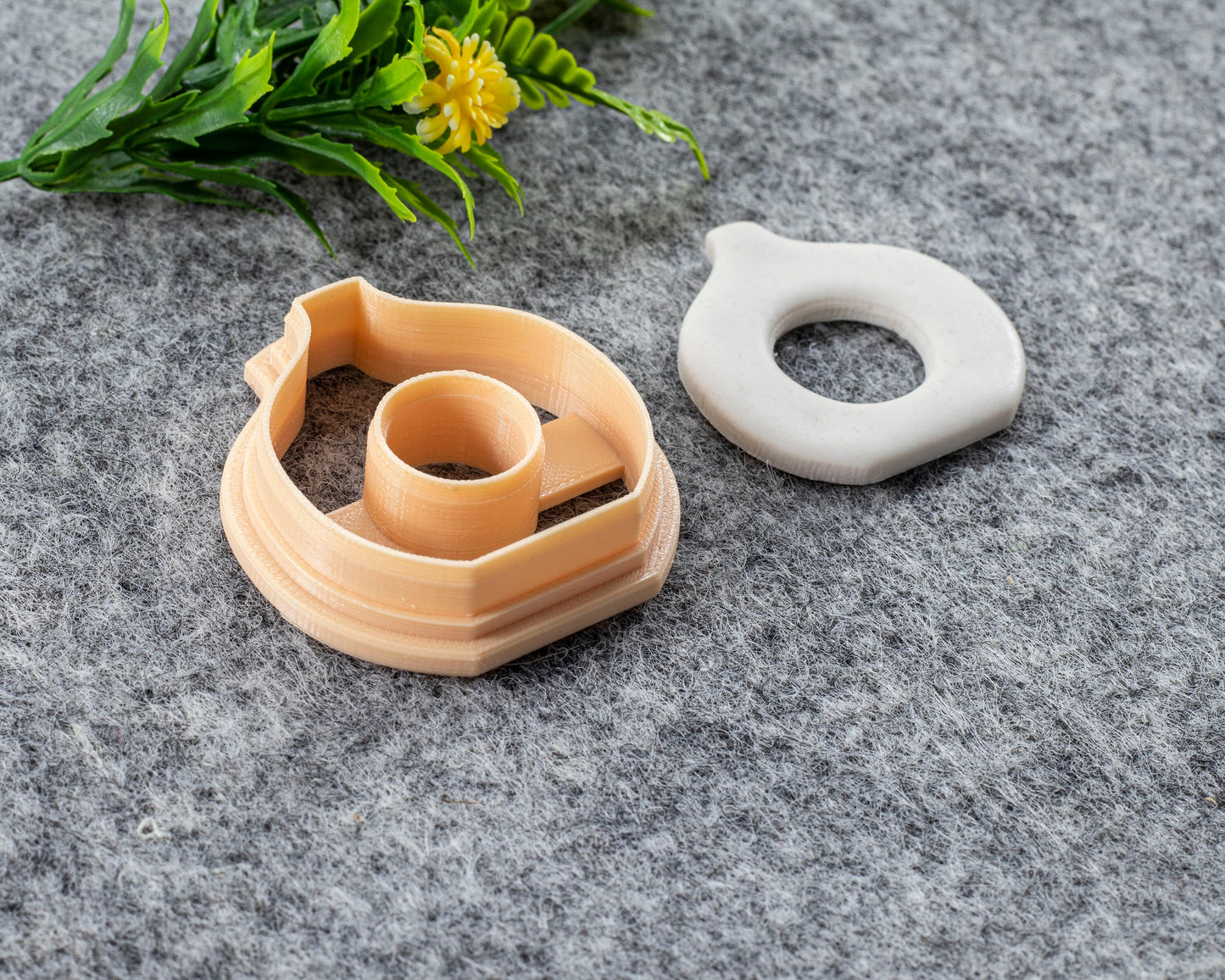 Organic Shape Clay Cutter, Pot shape Polymer clay cutter, Earring cutter