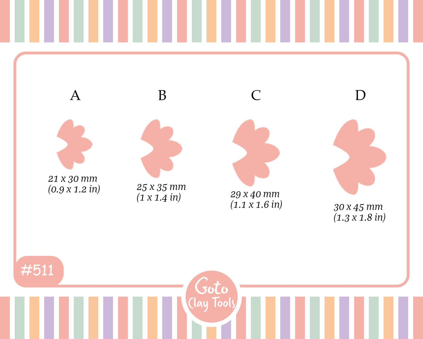 Half flower cutter, Polymer clay cutter, Flower cutter, Clay earring cutters, Mini clay cutter, Polymer clay tools, Cutter set