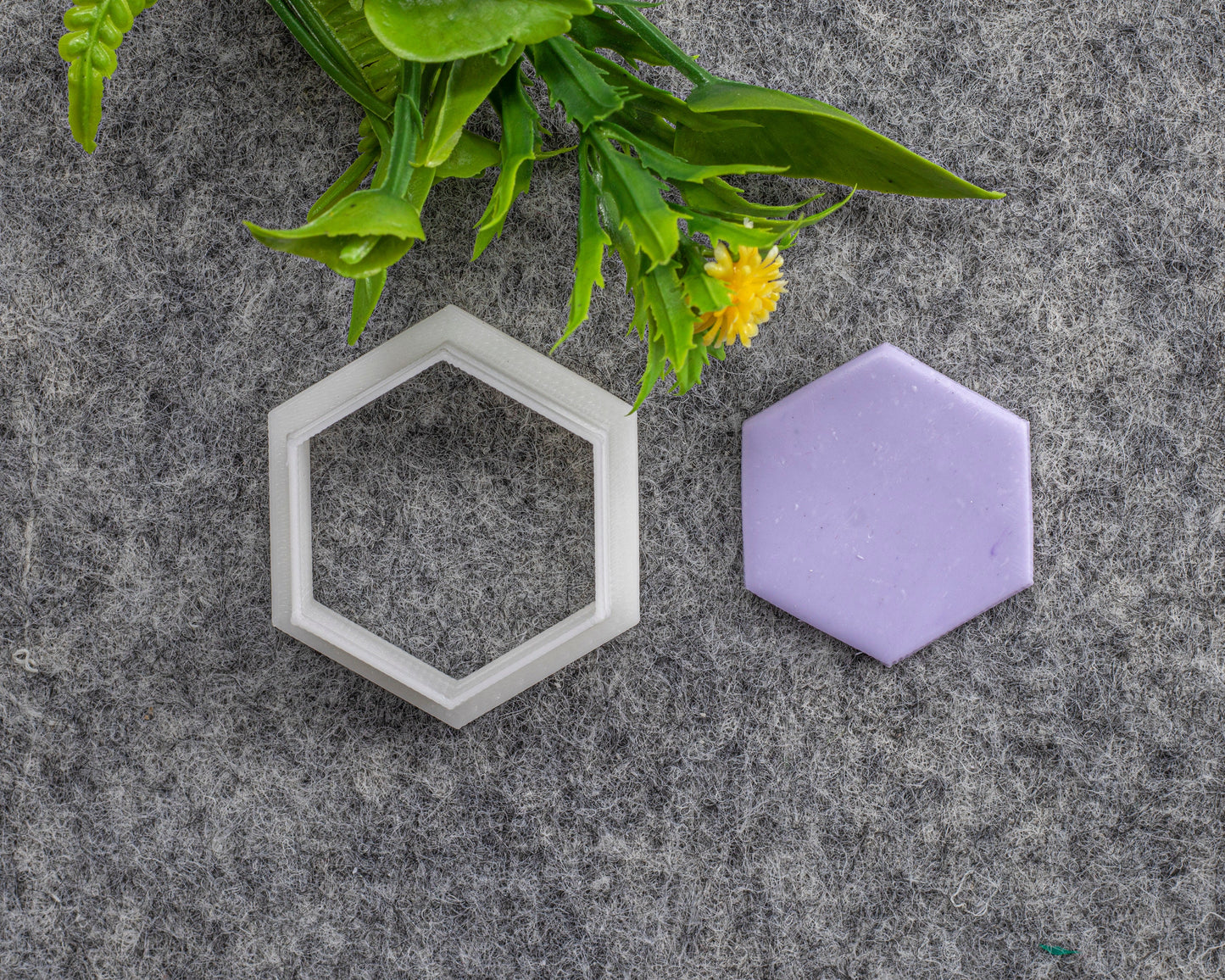 Hexagon Clay Cutter, Polymer clay cutter, Earring cutter