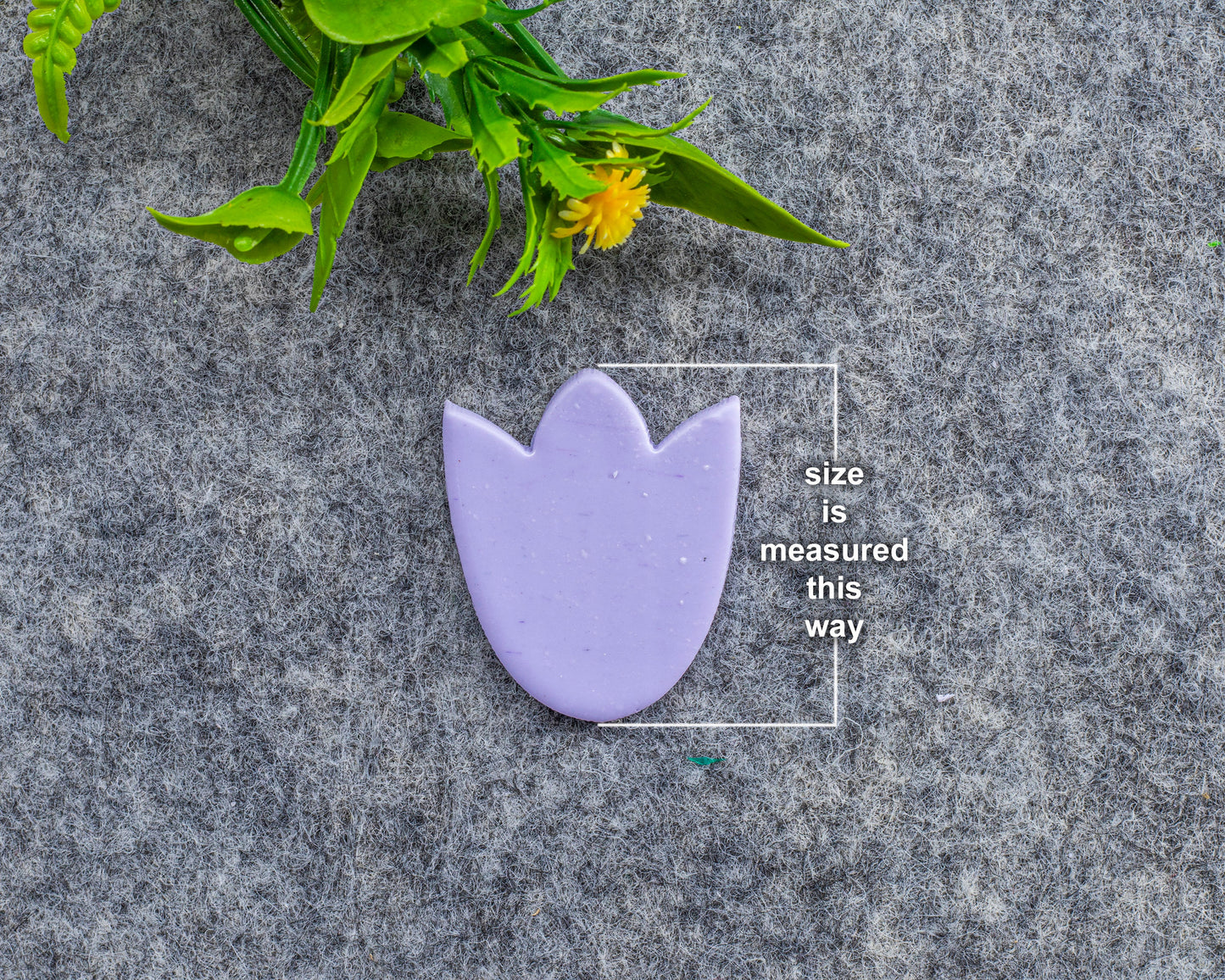 Tulip flower Clay Cutter, Polymer clay cutter, Earring cutter