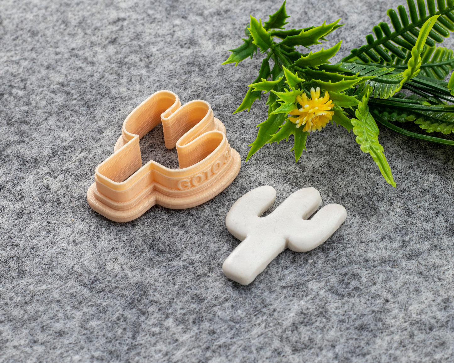 Cactus Clay Cutter: Polymer Earring Tool, 3D Printed