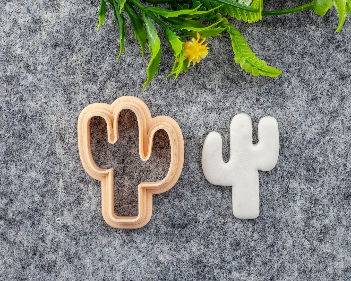 Cactus Clay Cutter: Polymer Earring Tool, 3D Printed