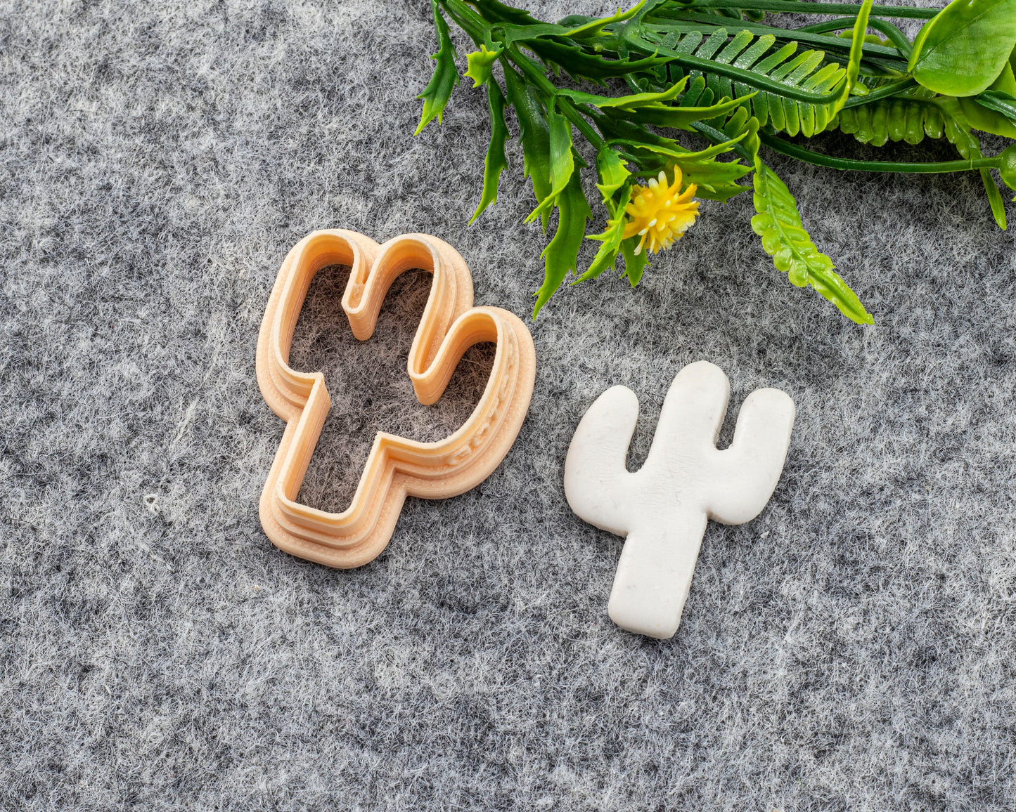Cactus Clay Cutter: Polymer Earring Tool, 3D Printed