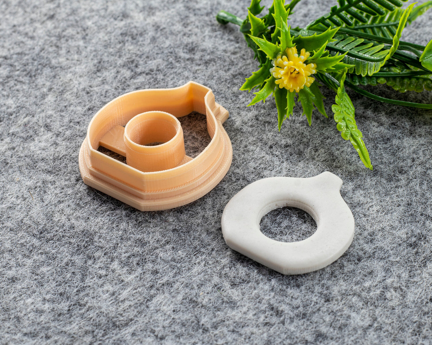 Organic Shape Clay Cutter, Pot shape Polymer clay cutter, Earring cutter
