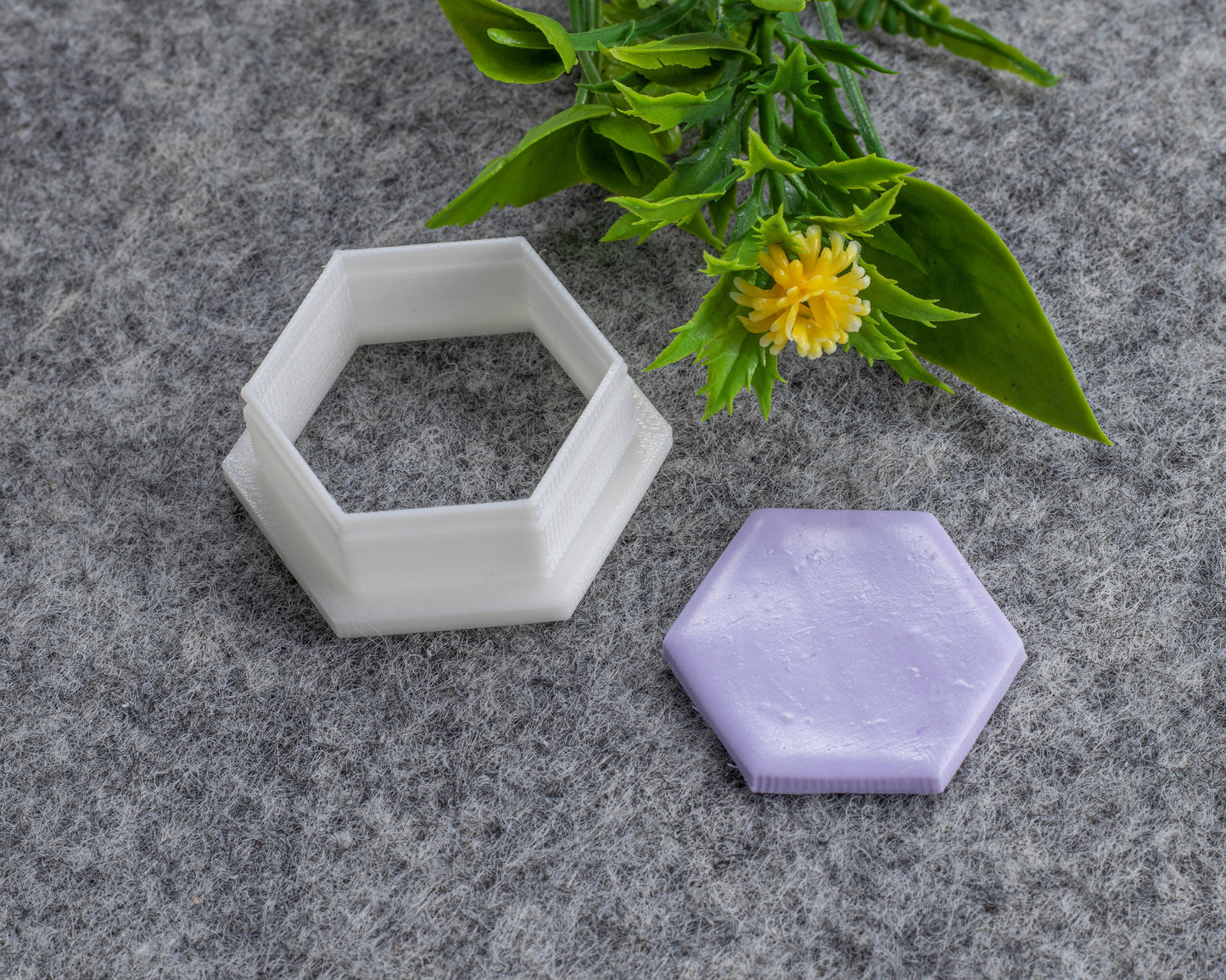Hexagon Clay Cutter, Polymer clay cutter, Earring cutter