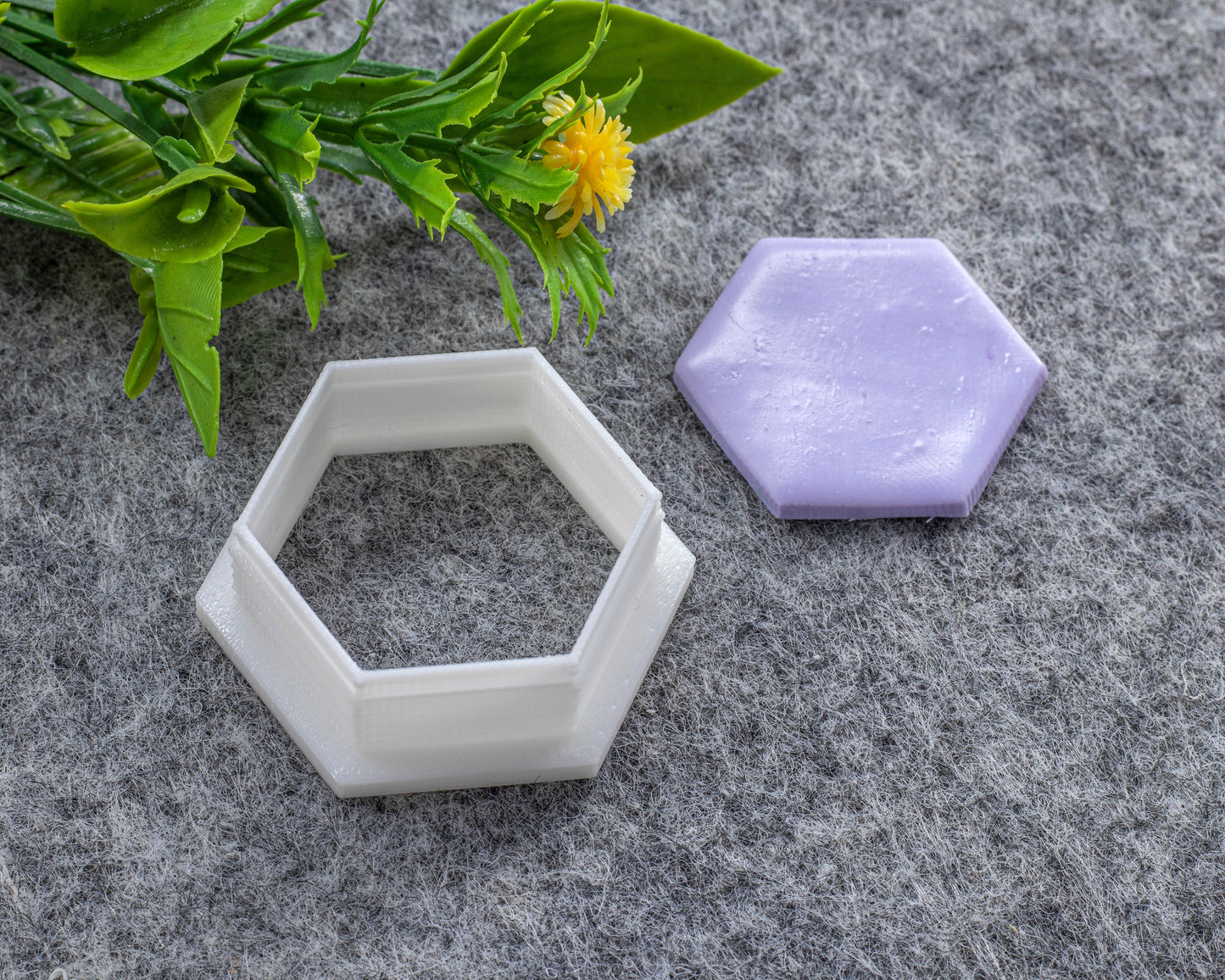 Hexagon Clay Cutter, Polymer clay cutter, Earring cutter