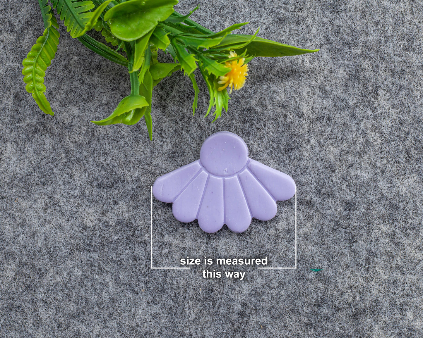 Daisy Drop Embossed Clay Cutter, Polymer clay cutter, Earring cutter