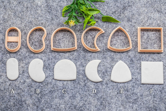 Arch, Square shape Polymer clay cutter, Clay earring cutters, Polymer clay tools, 3D printed cutters#633