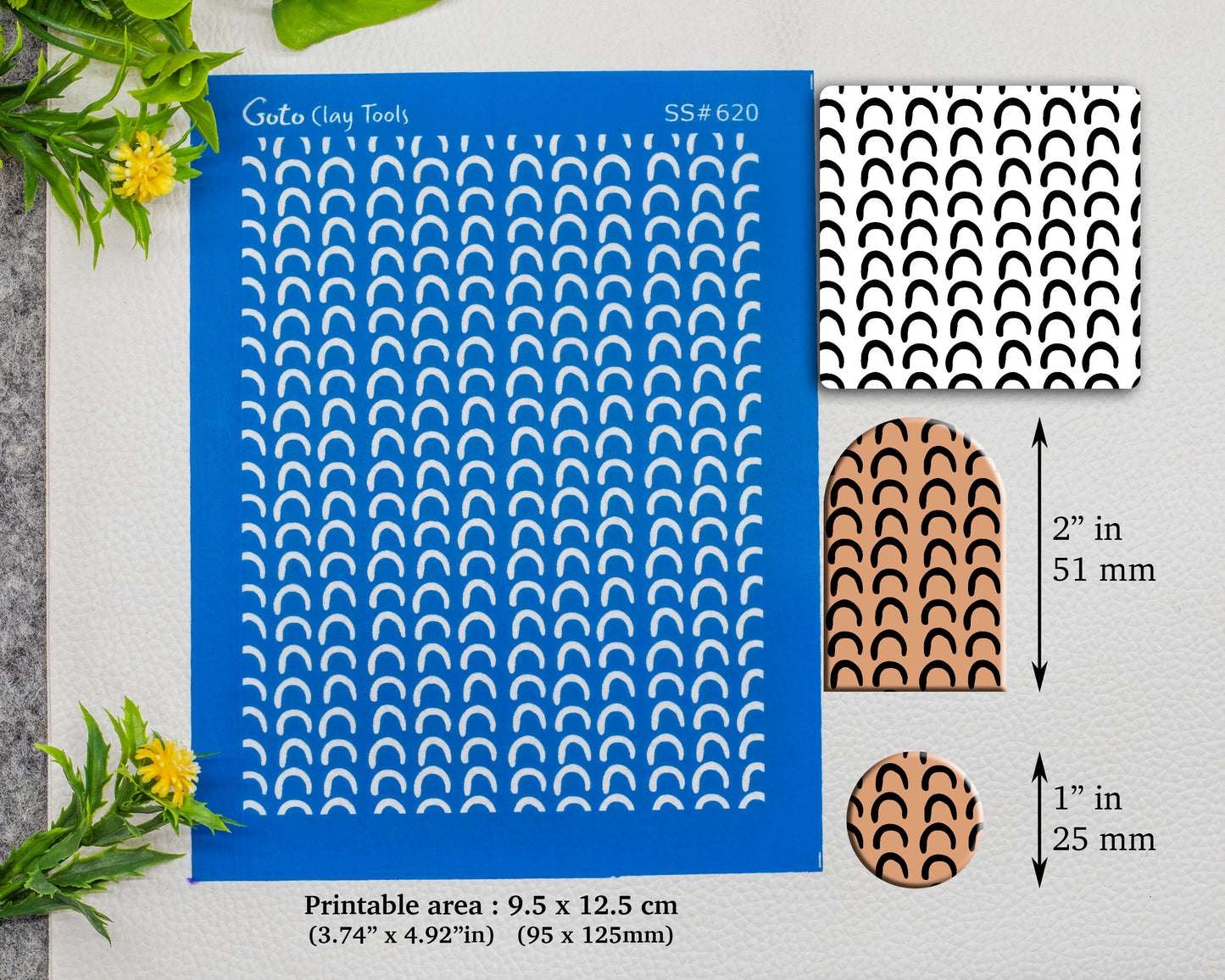 Silkscreen for Polymer Clay Earring making, Clay Stencils, Clay Earring Silkscreen, Polymer Clay Supplies SS#620