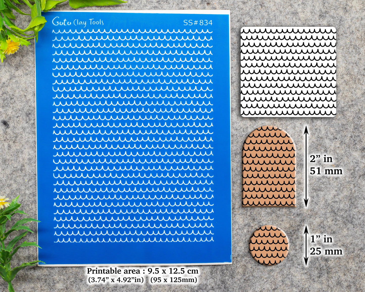 Silkscreen for Polymer Clay Earring making, Clay Stencils, Clay Earring Silkscreen, Polymer Clay Supplies SS#834