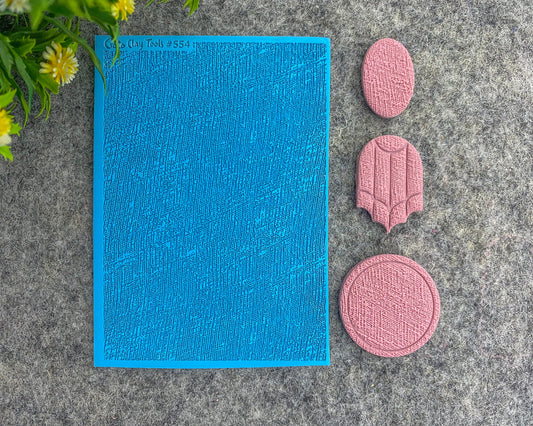 Linen Texture mat for polymer clay, Polymer Clay Rubber Texture mat, Texture Tile mats, Rubber Texture Sheet #554