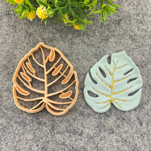 Monstera leaf Trinket dish cutter, Ring Dish Clay Cutter, Trinket Dish Clay Cutter for Polymer Clay Flower-1-#678
