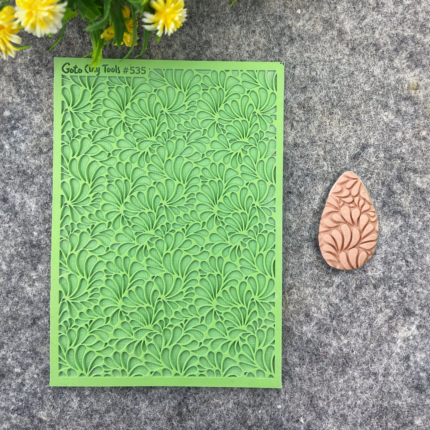 Talavera Pattern Rubber Texture Mat for Polymer Clay (#535)