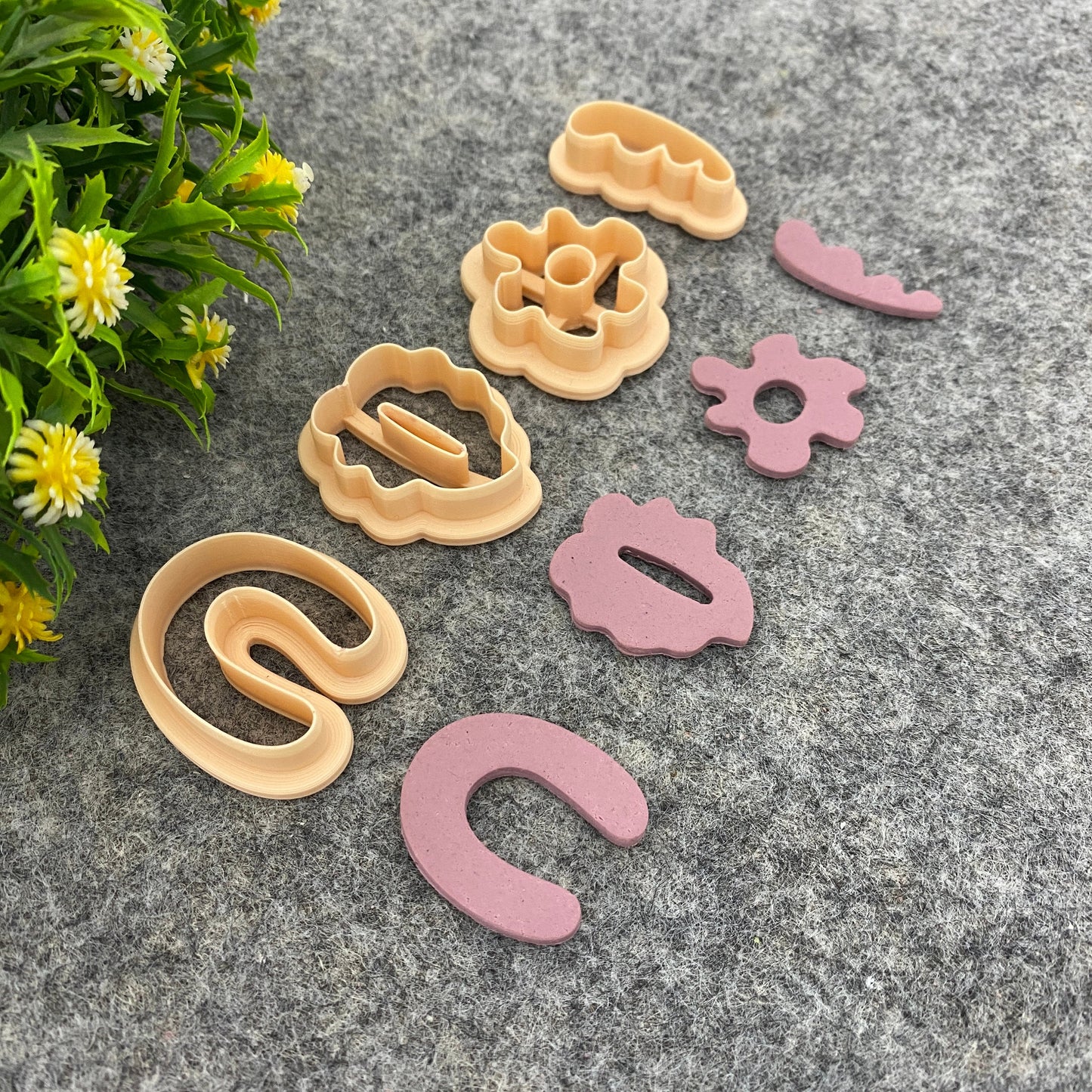 Organic Arch clay cutter, earring polymer clay cutter, Leaf shape, Flower jewellery cutter, Organic cutter Polymer clay tools #667