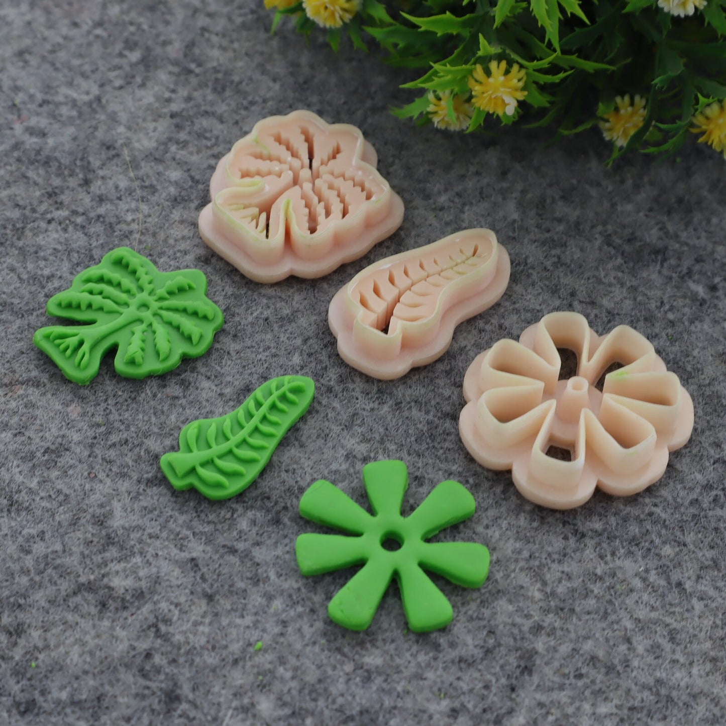 Adinkra symbol clay cutter, earring polymer clay cutter, Abe dua symbol cutter, Nyame nti symbol cutter Polymer clay tools #710-set-1