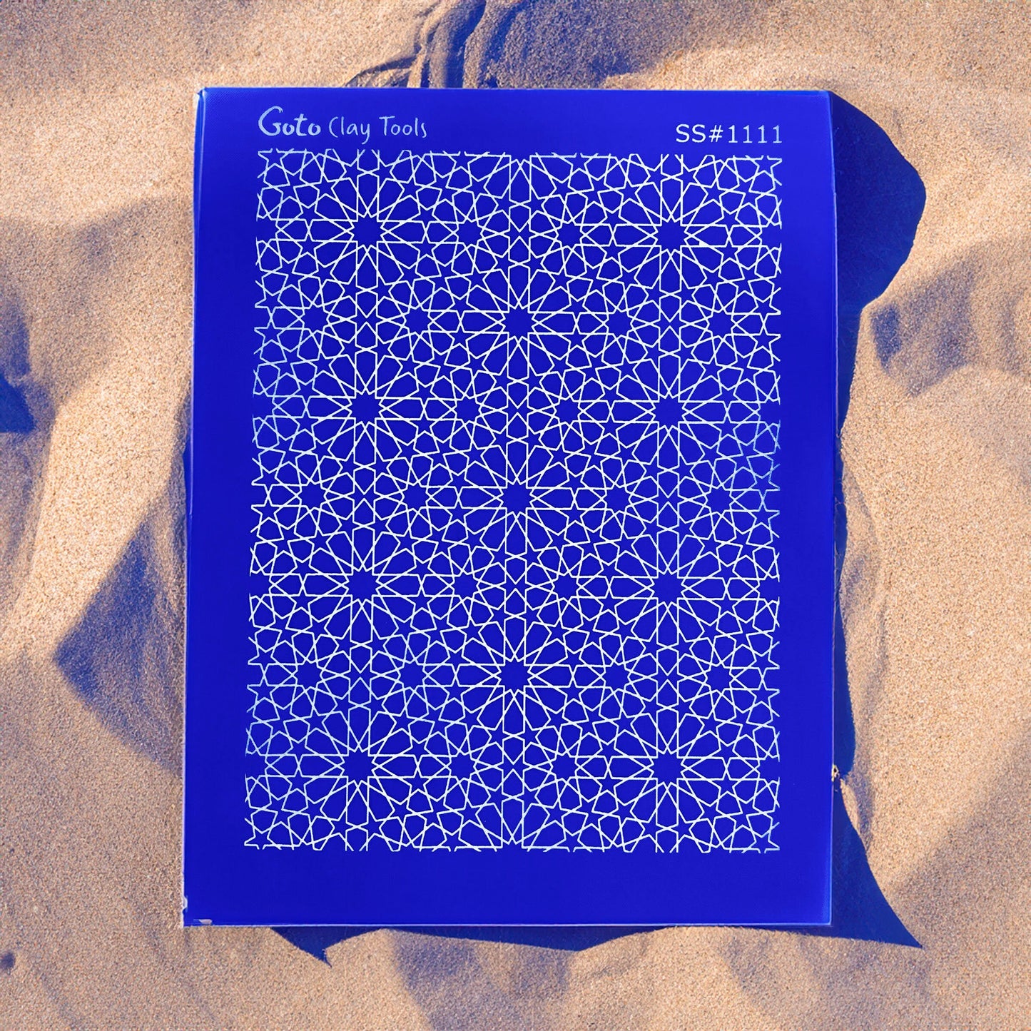 Islamic geometric Silkscreen for Polymer Clay Earring making, Clay Stencils, Arabic pattern silkscreen, Polymer Clay Supplies SS#1111