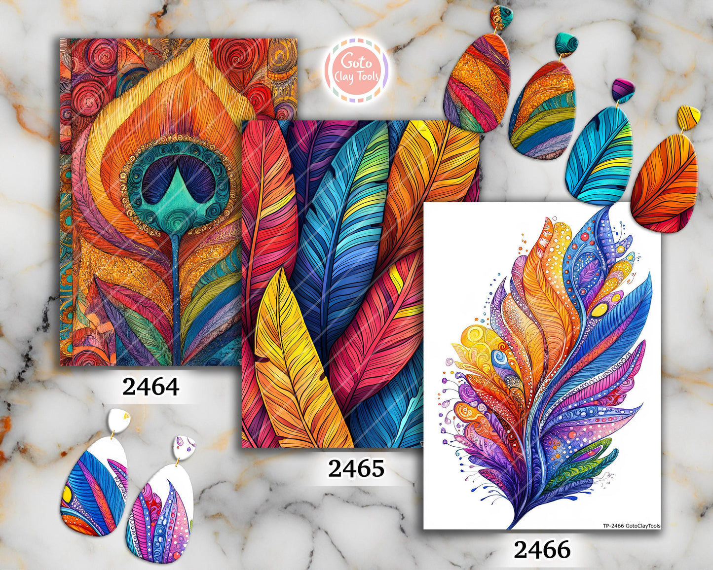 Transfer paper for polymer clay, Peacock Zentangle, water soluble transfer paper, Clay Transfers, Clay Transfer sheets