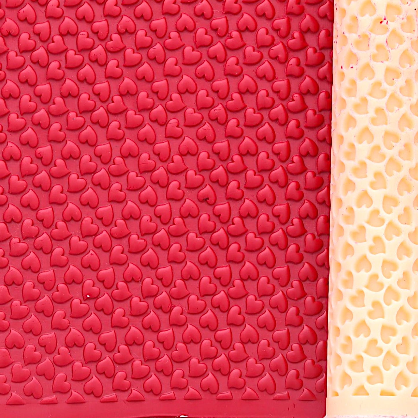 Heart Texture Roller, Polymer Clay Texture Roller, Clay Texture Roller, Texture Roller for Polymer Clay, Valentine Texture Roller #CCF2