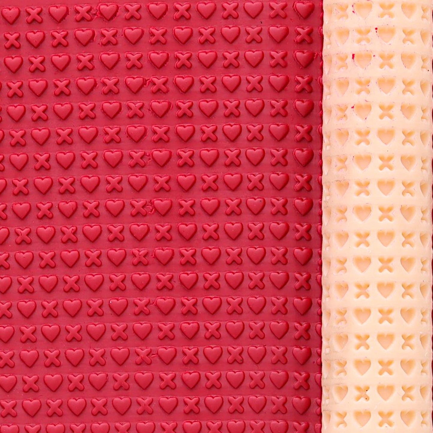 X Heart Texture Roller, Polymer Clay Texture Roller, Clay Texture Roller, Texture Roller for Polymer Clay, Texture Roller #CCF6
