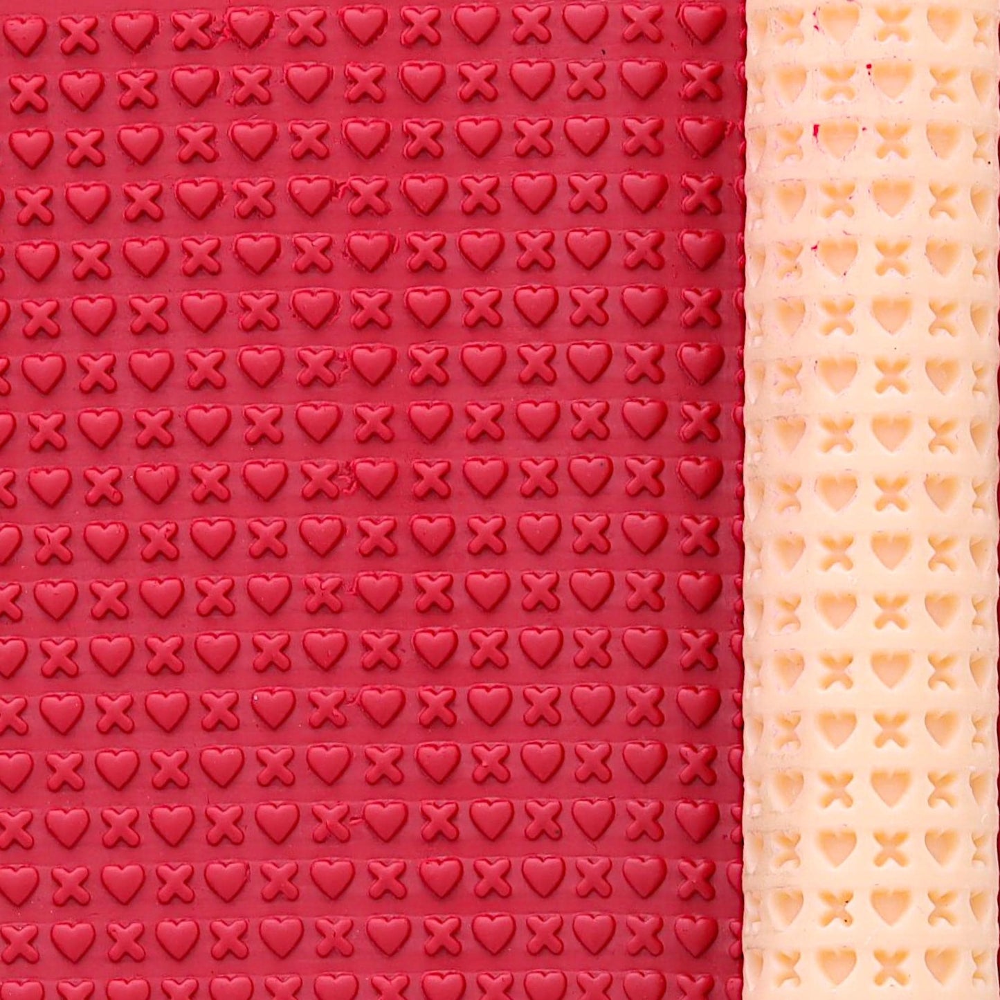 Heart Texture Roller: Polymer Clay Tool, Resin Imprint  #CCF6