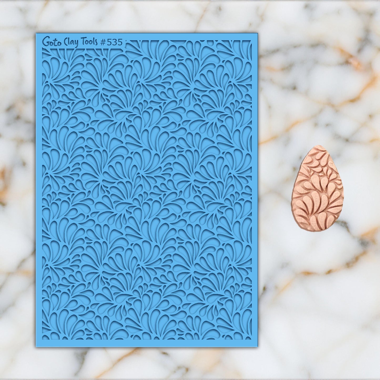 Talavera Pattern Rubber Texture Mat for Polymer Clay (#535)
