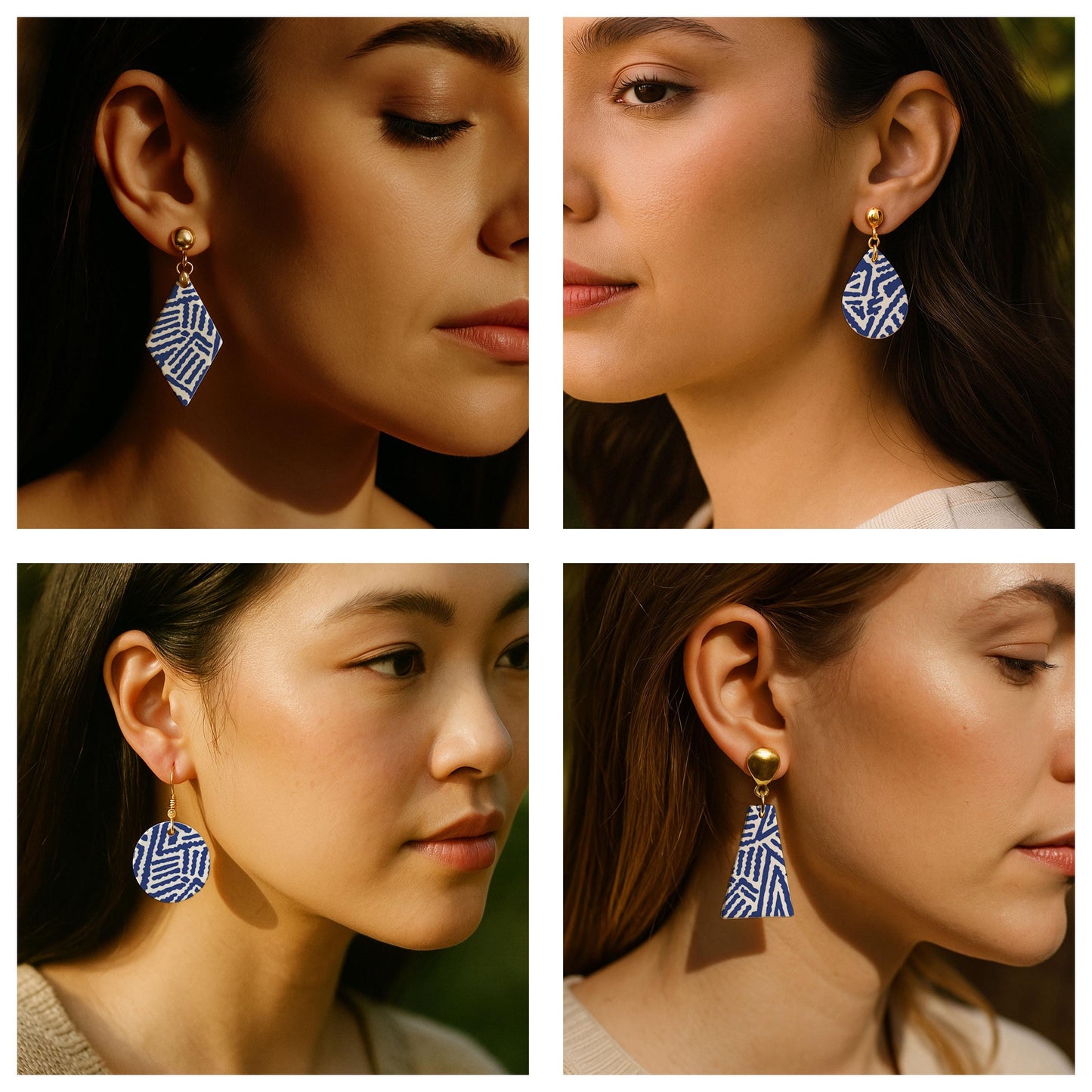 Abstract Geometric Maze Silk Screens for Polymer Clay | Tribal Line Art Patterns | 9.5 x 12.5 cm Printable Silkscreens #SS26-1