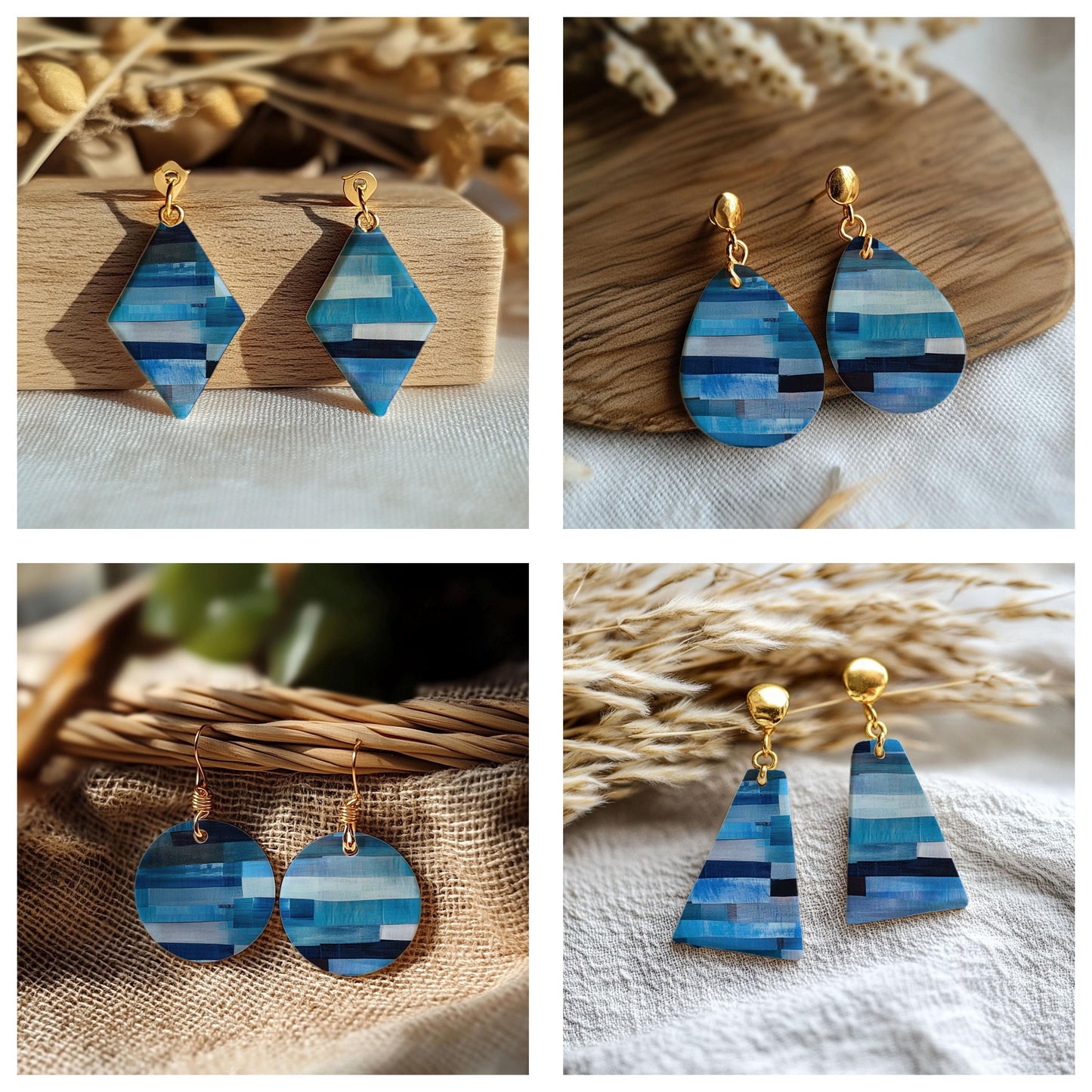 Abstract Storkes Transfer paper for polymer Clay Earring Making - Water Soluble Transfer Sheet 4x5.5 in #TP26-18