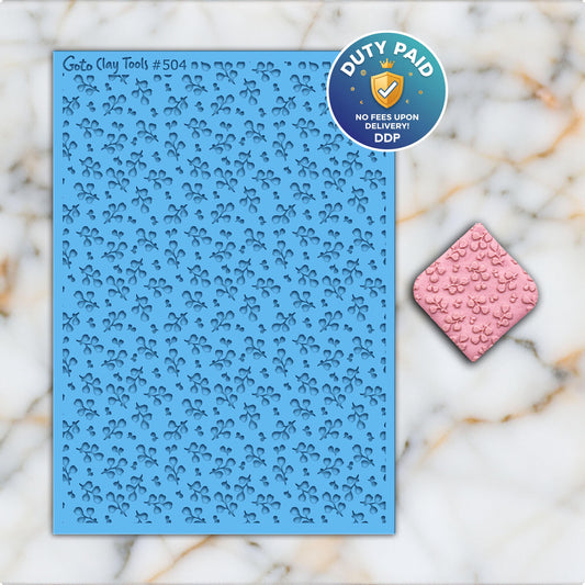 Eucalyptus Rubber Texture Mat for Polymer Clay (#504)