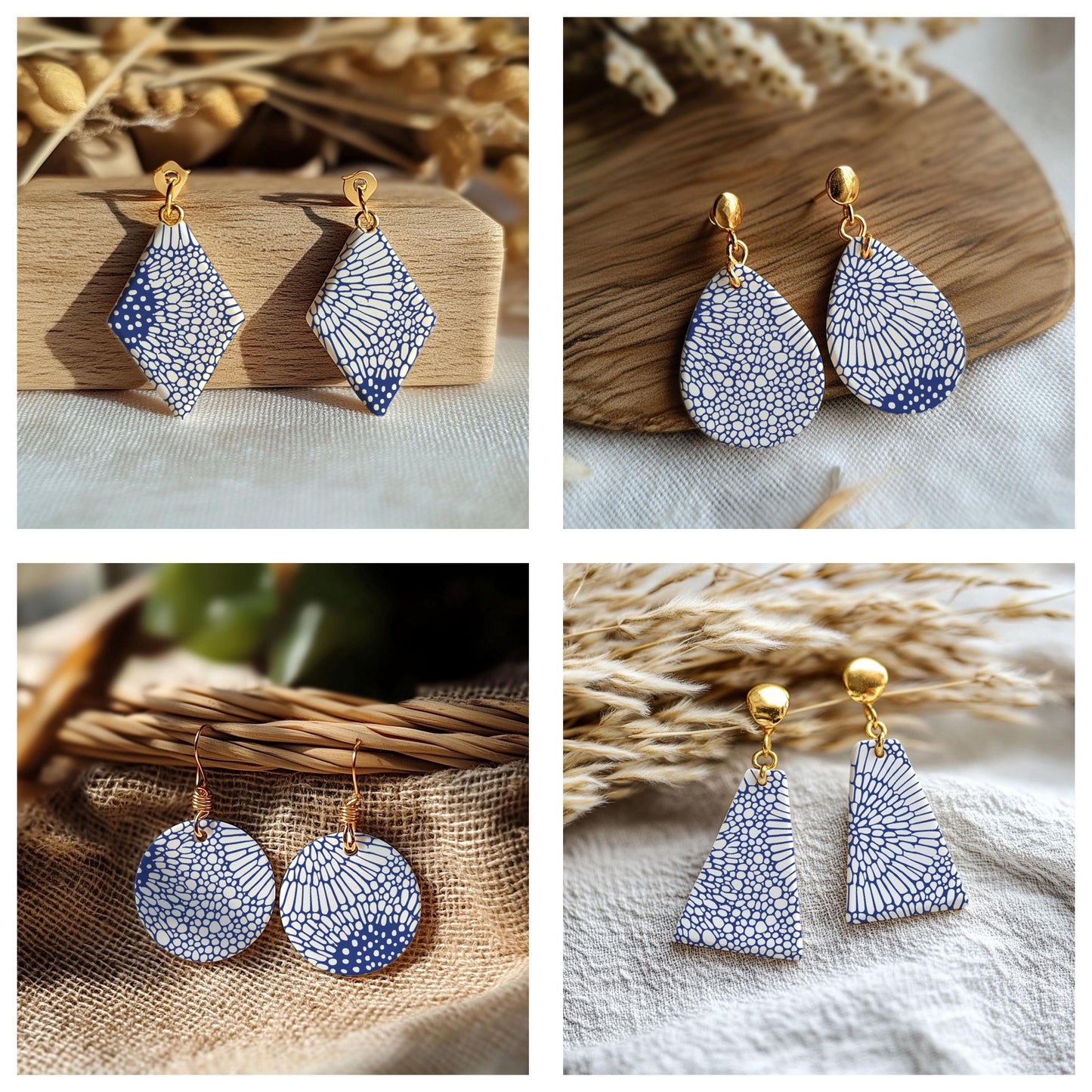 Organic Floral Sunburst Silkscreen for Polymer Clay | Abstract Radial Flower Texture | Printable 9.5×12.5 cm #SS26-21