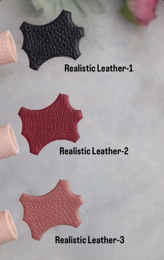 Realistic Leather Texture Roller for Polymer Clay - Faux Leather Roller
