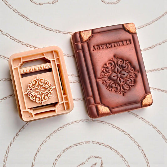 Vintage Book Cutter for Polymer Clay - 38mm-  Book-2
